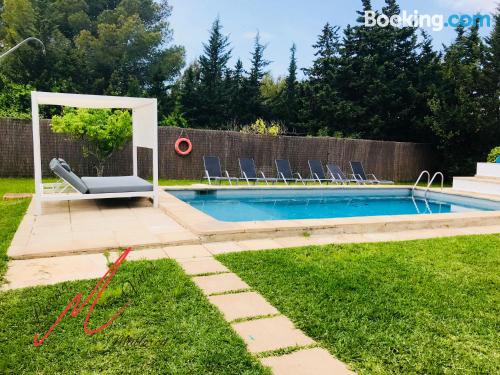 25m2 Ferienwohnung in Pollença. W-lan und Terrasse