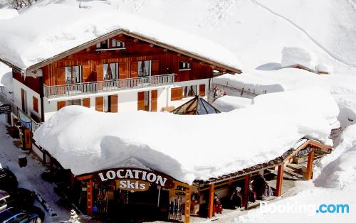 Ferienwohnung mit w-lan und Balkon. In Le Grand-Bornand