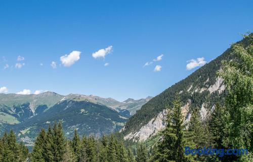 Home for six or more in Saint-Bon-Tarentaise with terrace and pool.