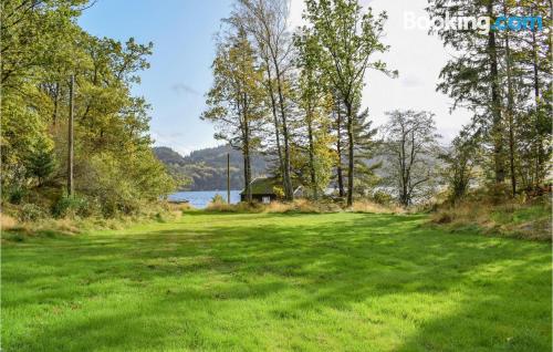 Ferienwohnung in Lyngdal. Haustier erlaubt.