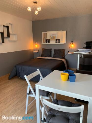 Appartamento pet friendly a Schiltigheim. Terrazza e Internet