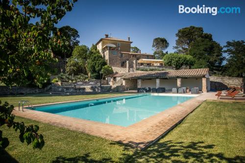 Piscina y internet en Piegaro con vistas