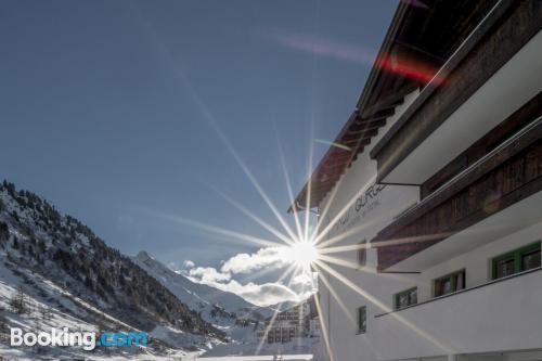 Breed app, in de beste positie von Obergurgl