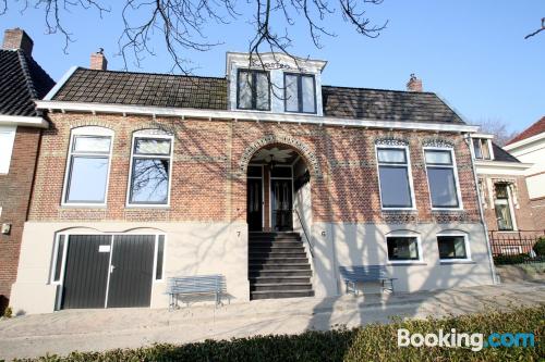 Huge apartment with two rooms in Franeker.