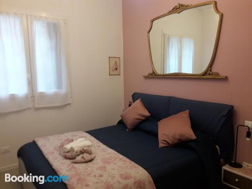 One bedroom apartment place in Bologna with air.