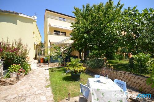 Ferienwohnung mit Terrasse. In Rovinj