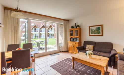 Ferienwohnung mit w-lan und Terrasse. In Kronsgaard