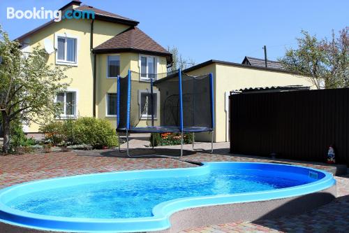 Wohnung mit Terrasse. In Myrhorod