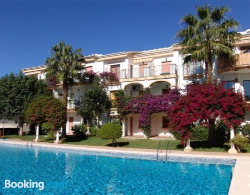 Klein Ferienwohnung in Denia. Terrasse!