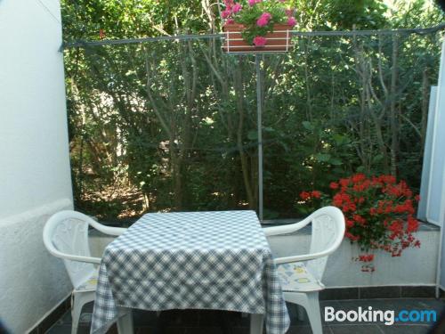 Apt in Rovinj. Balkon!.