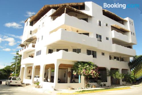 Apartment in Mahahual with terrace and wifi.