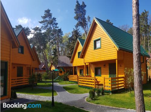 Ferienwohnung für Familien in Pobierowo. Balkon!