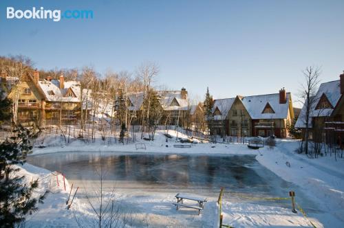 Mont-Tremblant is waiting! with terrace and pool.