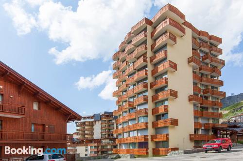 Apartamento cães bem-vindos à Val Thorens. No centro da cidade.