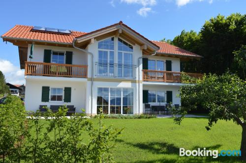 Terrace and wifi apartment in Gstadt am Chiemsee. Amazing location