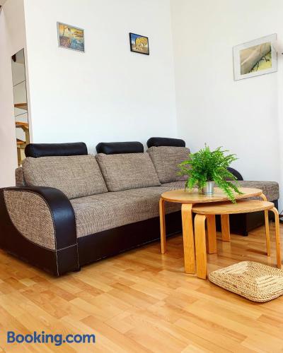 One bedroom apartment place in Warsaw with wifi.