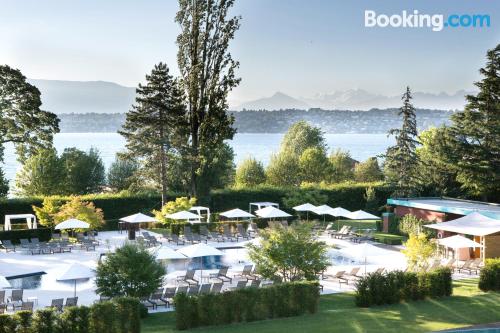 Appartamento con terrazza e piscina. Geneva a vostro piacimento!