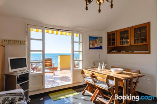 Apartamento com terraço em Camogli.