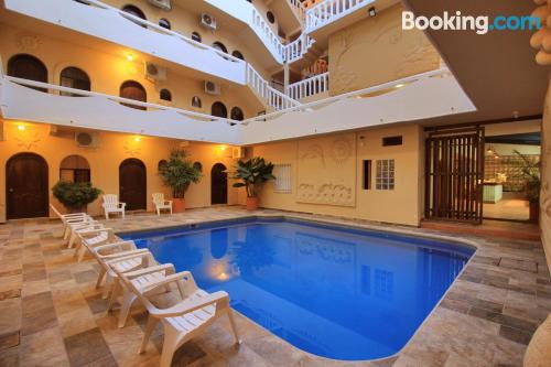Appartement avec piscine et terrasse à Puerto Escondido
