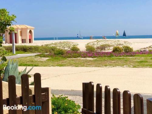 Praktische Wohnung in Port Leucate. Kinderfreundlich