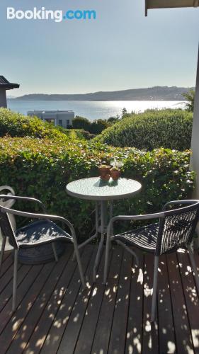 Pratique appartement à Taupo. Terrasse!.