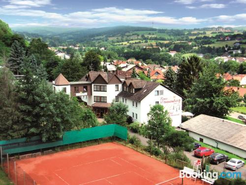 Apartamento com terraço e Internet em Schotten