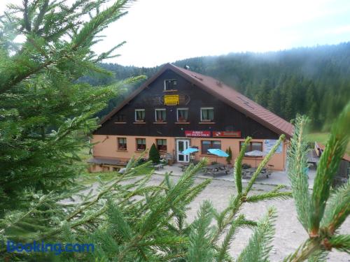 Appartement avec terrasse. Chauffage