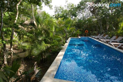 Home in Tulum with swimming pool and terrace