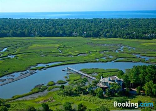 Kiawah Island vanuit uw raam!. Verwarming en wifi.