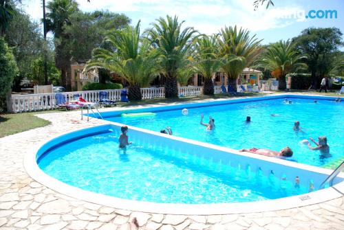 Two room apartment in Corfu Town. Swimming pool!