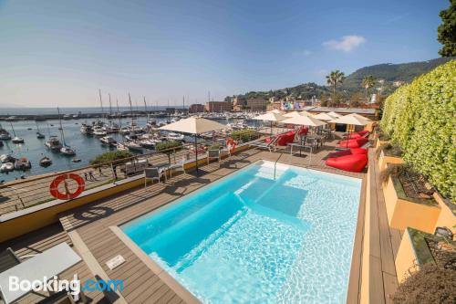 In Santa Margherita Ligure with swimming pool and terrace