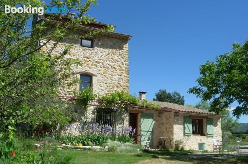 Saint-Étienne-les-Orgues from a best location with terrace