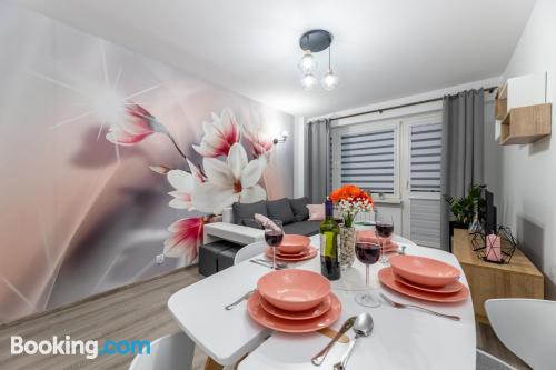 Apartamento com internet, no centro de Ustrzyki Dolne.