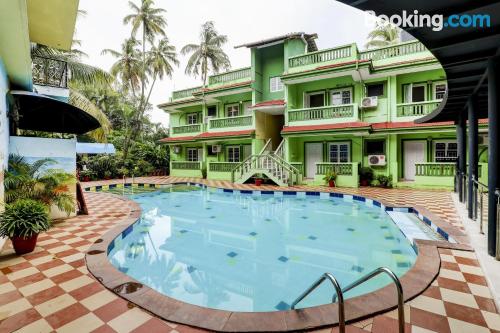 Two bedrooms home in Candolim convenient for 6 or more.