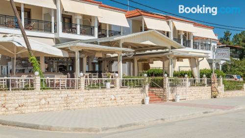1 bedroom apartment apartment in Nikiti for 2 people.