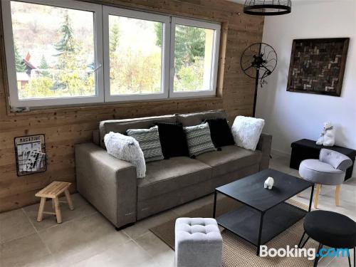 Amplo apartamento em Valloire, perfeito para 5 ou mais