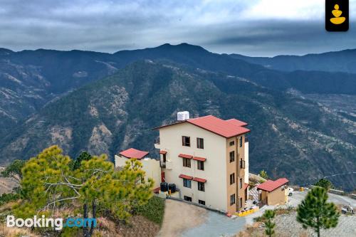 Cantinho em Shimla. Terraço!