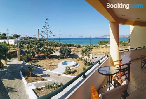 Apartment with terrace. Sitia from your window!