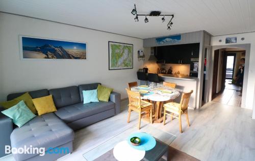 Appartement pour 5 ou plus près de toutes les attractions de Chamonix-Mont-Blanc.