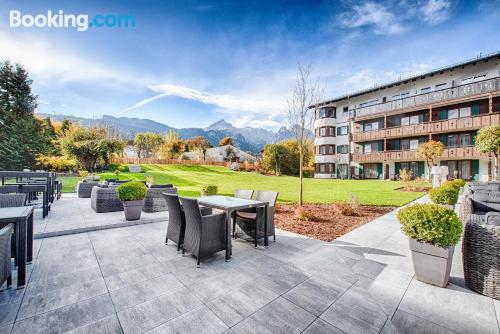 Pequeno apartamento para duas pessoas. Terraço!.