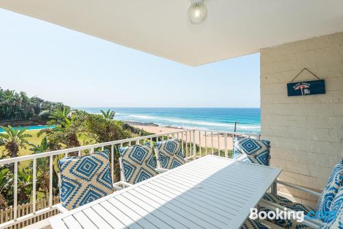 3-Zimmer-Wohnung in Ballito. Pool und Terrasse