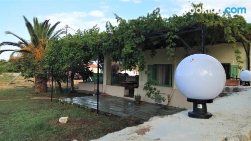 Stay cool: air home in Skala Mistegnon with terrace