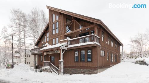 Appartement avec Internet et terrasse. À Niseko