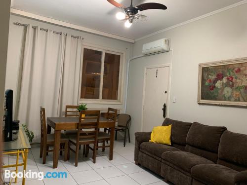 Comfortable apartment in Santos with wifi.