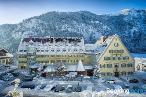 Zona inmejorable en Ettal con wifi y terraza