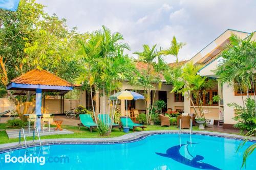 Appartement avec piscine. Parfait!