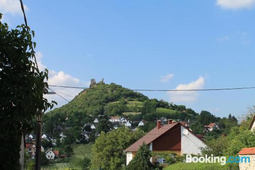 Ferienwohnung mit balkon. In Szigliget.