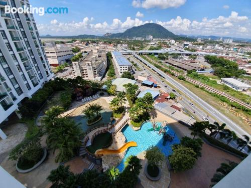 Appartement avec piscine, parfait pour 5 personnes ou plus