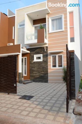 Terrace and internet apartment in Serpong with air