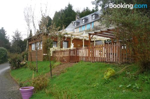 Home for 2 people in Chérencé-le-Roussel. Cot available